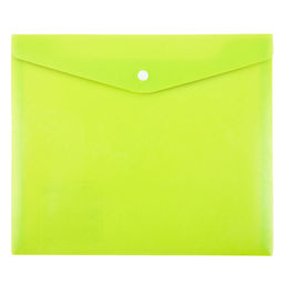 Expert Complete Trend NEON Папка-конверт для тетрадей с кнопкой A5+ 180 мкм волокно 20 шт. лайм EC211130221
