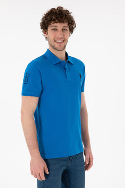 Erkek Kobalt Mavi Basic Ti__rt Sepette S_rpriz _ndirim - U.s. polo assn фото 2
