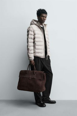 WATER-REPELLENT LIGHTWEIGHT PUFFER JACKET - Zara фото 3