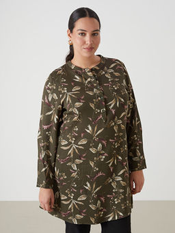 Bisiklet Yaka Desenli Kad?n Tunik