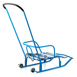 Игрушка. Санки детские "Тимка 5 комфорт+" (голубой)