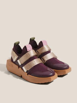 Женские кроссовки UNITED NUDE Mega Run Артикул 4638717, бордово-фиолетовый