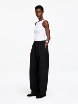 Pantalones de algod?n con pernera de barril - H&m фото 7