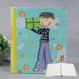 Фотоальбом магнитный 20 листов Дети / 031N /уп 40/микс 4 вида (Розовый) - Галеонтрейд фото 4