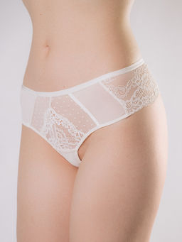Женские Стринги белые кружевные (Арт. 1180WDV) - Indefini фото 2