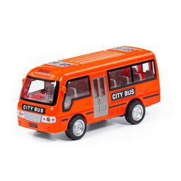 Городской автобус, автомобиль инерционный (со светом и звуком) (в пакете) - Полесье фото 6