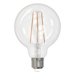 LED-G95-10W/4000K/E27/CL PLS02WH Лампа светодиодная. Форма "шар", прозрачная. Серия Sky. Белый свет (4000K). Картон. ТМ Uniel.