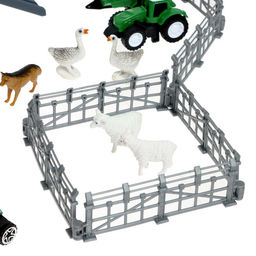 Игровой набор «Ферма», парковка для машин, амбар, вольеры, транспорт, животные