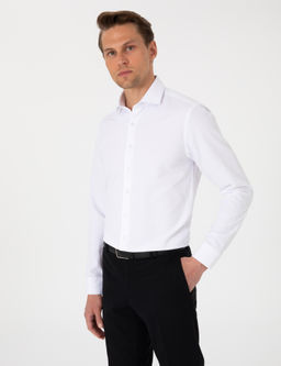 Beyaz Slim Fit Uzun Kollu Arm_rl_ G_mlek - Pierre cardin фото 3
