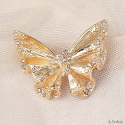 Брошь Бабочка / 4836-44 /уп 24/