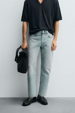 REGULAR STRAIGHT-LEG JEANS - Zara фото 17