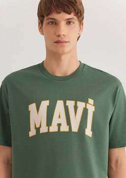 Mavi Logo Bask?l? Yesil Tisort  фото 6