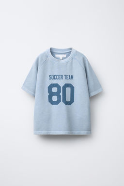 PRINTED RAGLAN SLEEVE T-SHIRT