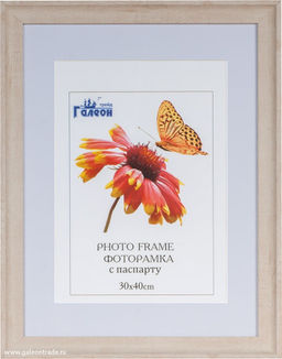 Рамка для оформления вышивки 30х40 с паспарту 8024 / ZR8510B-H35 /окно 21х30 - Галеонтрейд фото 2