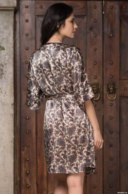 Короткий классический халат кимоно - Mia-amore фото 2