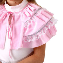 Карнавальный набор «Кукла», плюшевая накидка, ободок, рост 98-128 см, розовый