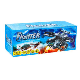 Вертолёт «Боец», работает от батареек, свет и звук, цвет чёрный