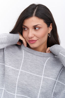 Джемпер В 2008/серо-белый - Злата Стиль фото 13