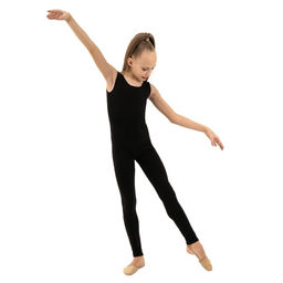 Комбинезон гимнастический Grace Dance, с вырезом на спине, р. 30, цвет чёрный  фото 4