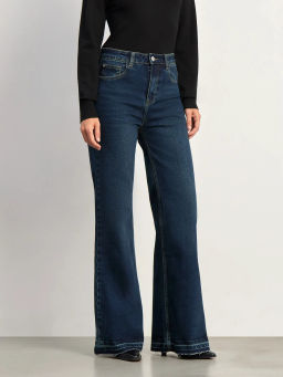 ЕМКА / Плотные тёмно-синие джинсы  Flare Leg 379 - Emka фото 3