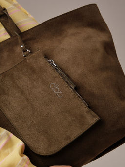 Замшевая сумка шоппер Texas DBR 31390 тундра фото 2