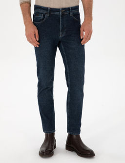 _ndigo Slim Fit Pamuk Kar___ml_ Jean Pantolon