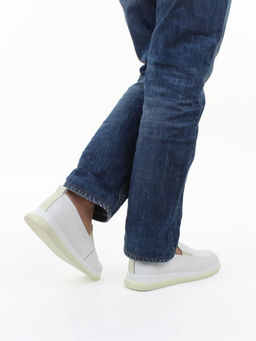 06-M27-6 WHITE Туфли женские (натуральная кожа)