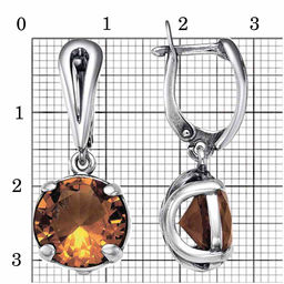 СЕРЬГИ 3389946Д22 - Красная пресня фото 5