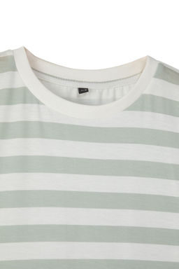 Tas-Mint 2li Erkek Cocuk Basic Oversize Kal?p K?sa Kol Orme T-Shirt TKDSS25TS00053 - Trendyolmilla фото 3
