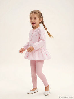 Beli Lastikli K?z ?ocuk Tayt