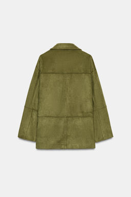 ABRIGO EFECTO ANTE / Pistacho - Zara фото 9