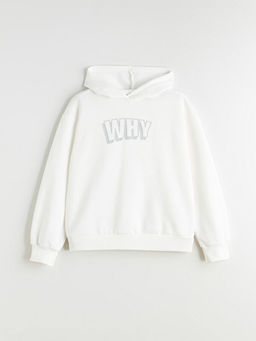 Kap??onlu K?z ?ocuk Kal?n Sweatshirt