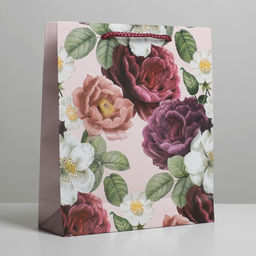 Цена за 2 шт. Пакет подарочный ламинированный, упаковка, Love, ML 21×25×8 см