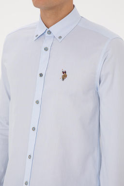Erkek A__k Mavi Uzun Kollu Basic G_mlek - U.s. polo assn фото 7