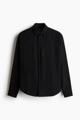 Camisa efecto arrugado Regular Fit
