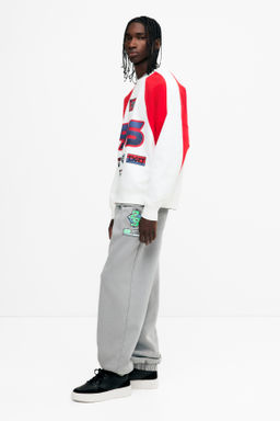 Pantal?n de ch?ndal con estampado Relaxed Fit - H&m фото 4