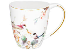 Кружка 420 мл 13*9*10,5 см Певчие птички NEW BONE CHINA, фарфор