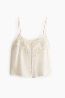 Top de viscosa con detalle bordado