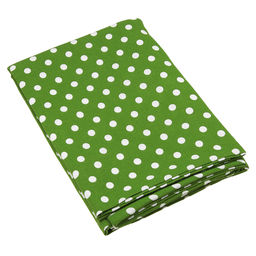 Скатерть-дорожка на стол 145х50см Горох зеленый, хлопок Оптима 171г/м2, упаковка классическая 28х41см, Домашняя мода (Россия)  фото 2