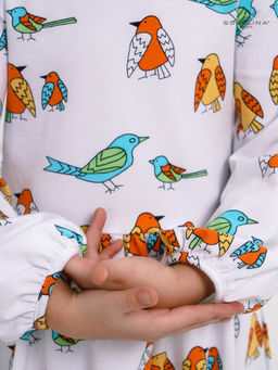 Платье Моана птички на белом - Sovalina фото 14