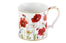 Кружка 380 мл 12,3*9*9 см Маки NEW BONE CHINA - Elan gallery фото 7