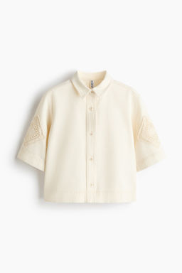 Camisa vaquera de manga corta