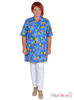 Туника Модель №1344 размеры 44-84 - Plusmoda фото 6