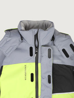 Комбинезон 8з4925 салат/сталь