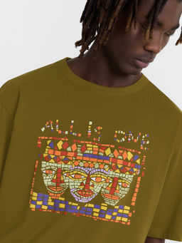 ФУТБОЛКА МУЖСКАЯ пихта +печать 111772-1