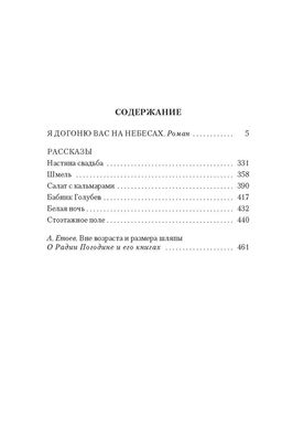 Я догоню вас на небесах. Погодин Р. - Азбука фото 2