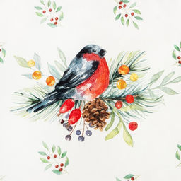 Фартук новогодний «Этель» Christmas bells, 60×70 см, хлопок 100%, саржа 190 г/м²