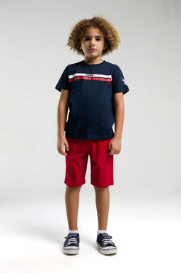 Erkek _ocuk Lacivert Pijama Tak_m_ Sepette S_rpriz _ndirim