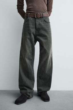 BAGGY FIT JEANS WITH TWISTED SEAM - Zara фото 5