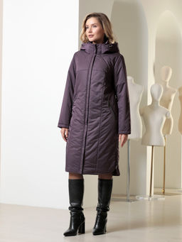 25418 Пальто т.фиолетовый